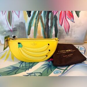 Kate Spade Novelty Banana 🍌 Small Bag Shoulder Crossbody Bag Yellow NWT